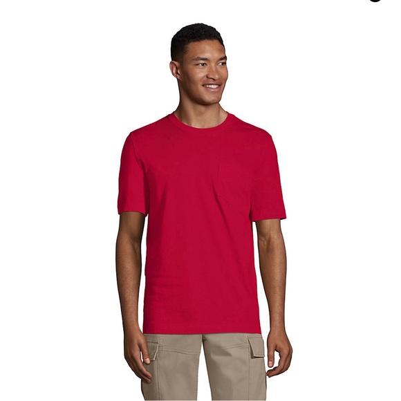 Lands' End Other - Lands end Men's Super-T Short Sleeve T-Shirt with Pocket size XL new
